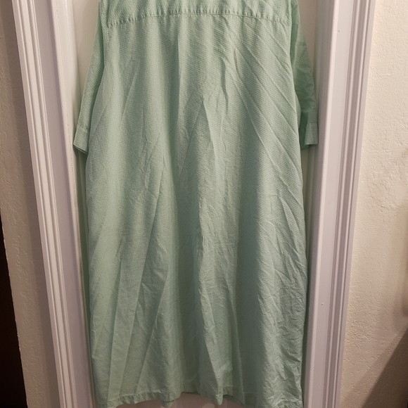 80's Vintage Snap Button House Dress - Picture 2 of 10